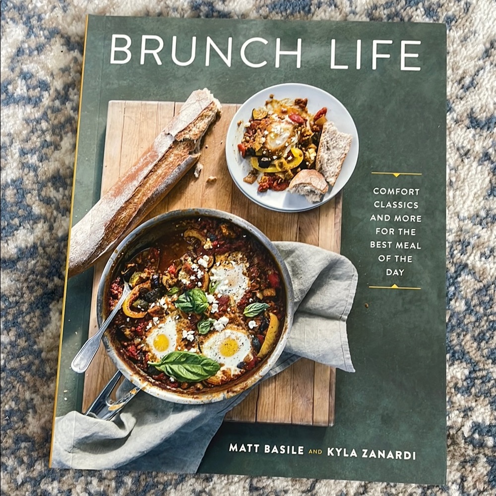 Brunch Life Cookbook by Matt Basile and Kyla Zanardi - Green Cover